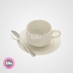 Tea Coffee Cup With Saucer And Spoon 